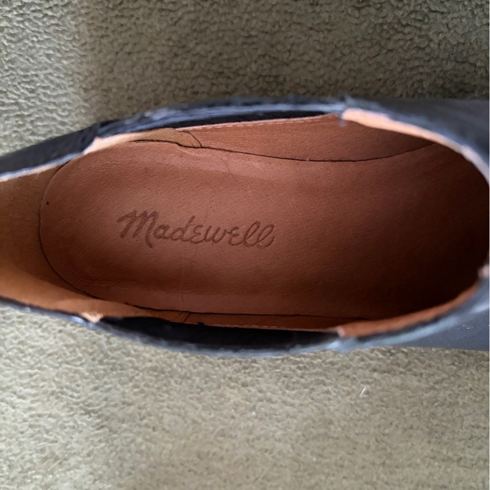 Madewell The Myles Western Ankle Boot Black Leather Women’s size 7.5 - Picture 12 of 12